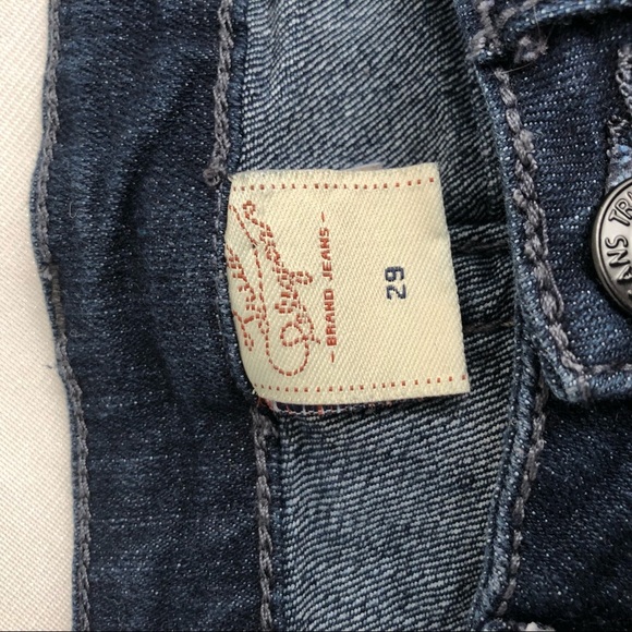 True Religion blue Joey Super T dark rinse blue jeans 29 - Picture 5 of 7